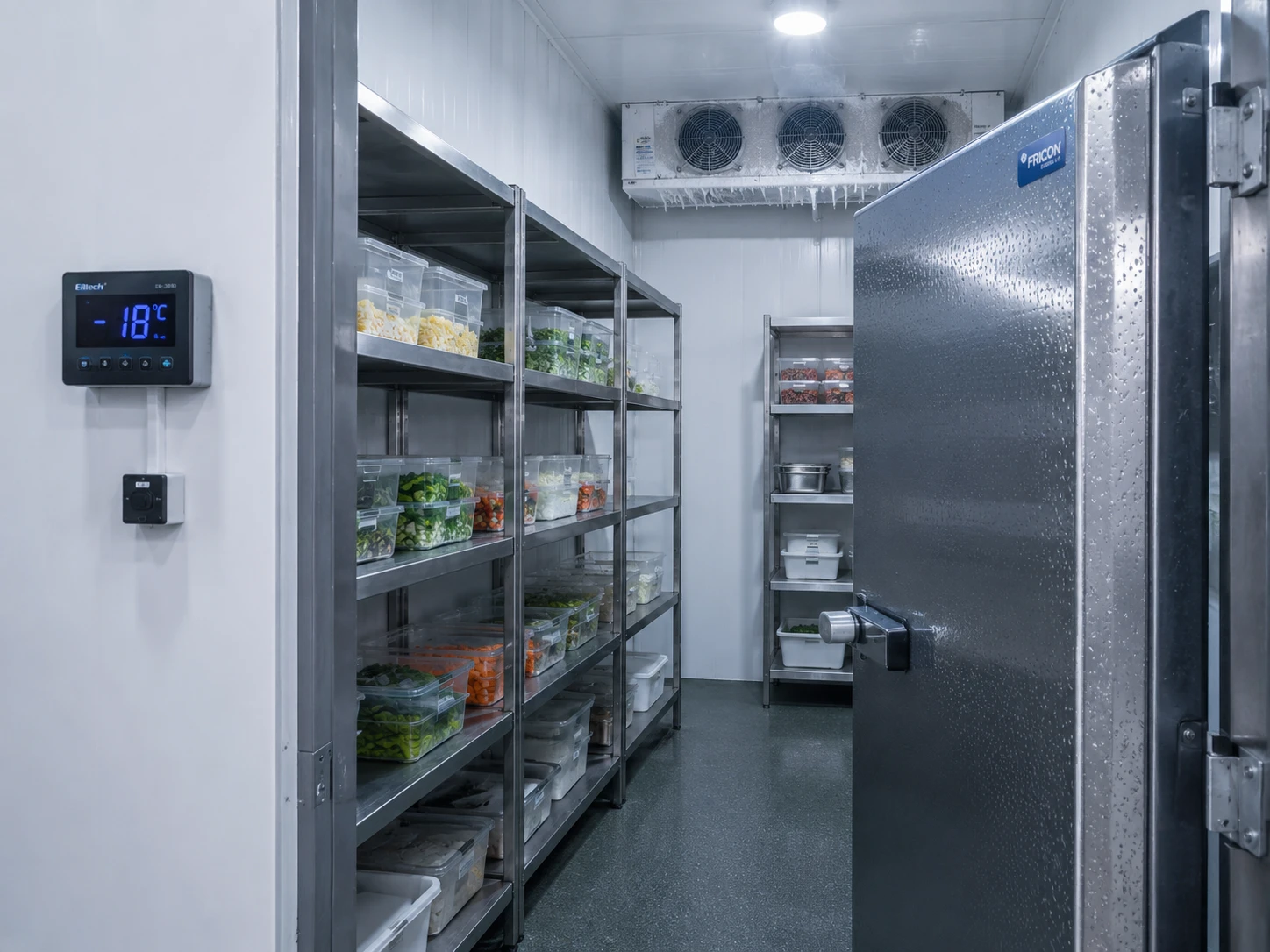 Câmara frigorífica comercial instalada pela SP Manutenções